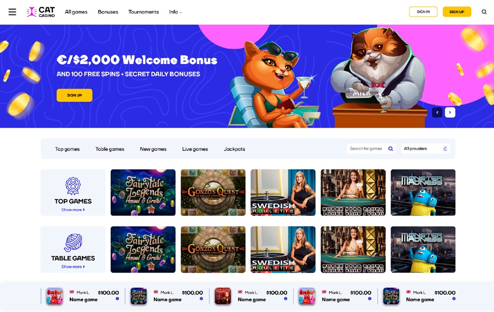 cat casino официальный регистрация вход