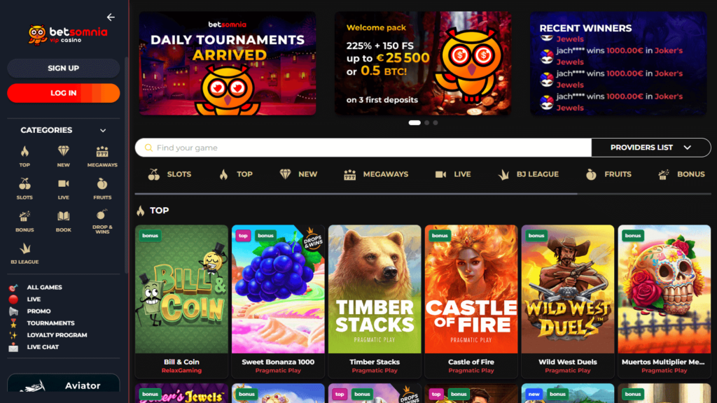 Betsomnia Casino Review 2025